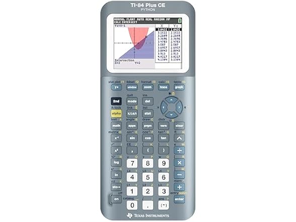 TI-84 Plus CE Graphing Calculator Texas Instruments, Fractal Frost (Open Box)