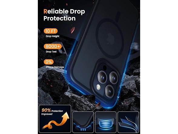 Mgnaooi Magnetic Case for iPhone 14 Pro Max Case
