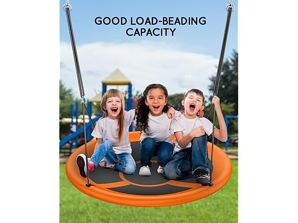 Everyfun 43" Saucer Tree Swing for Kids Adult