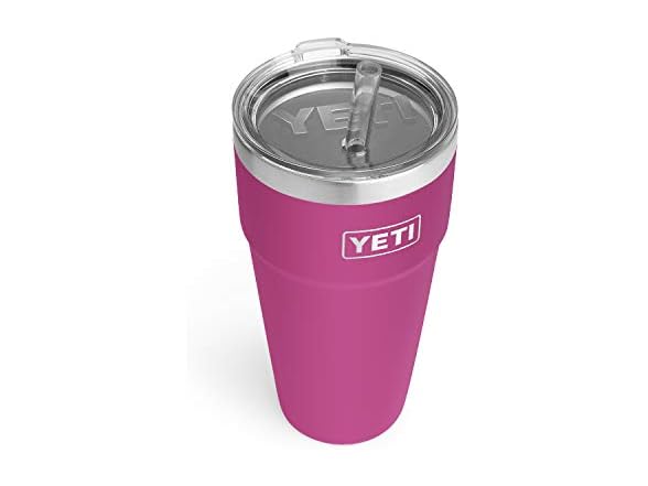 YETI Rambler 26oz Straw Cup, Prickly Pear