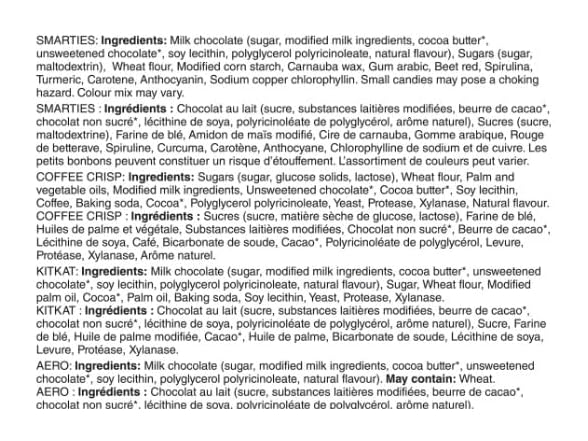 Nestlé Mini Bars & Candies, 1.3kg