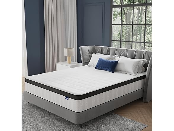 Avenco 14" Queen Mattress in a Box, Medium Firm