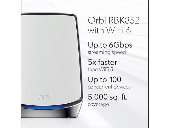 Netgear Orbi Wifi 6 Mesh Network Router - Gallery 3