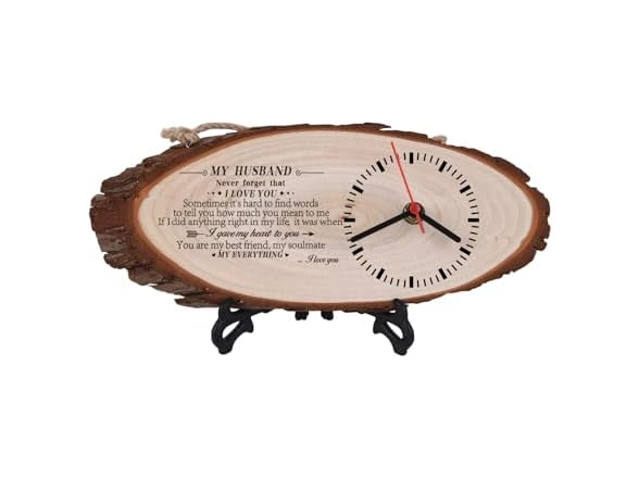 LJZTYX Wooden Silent Wall Clock- Gift