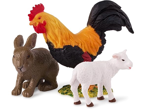 Terra by Battat Toy Farm Animals Set