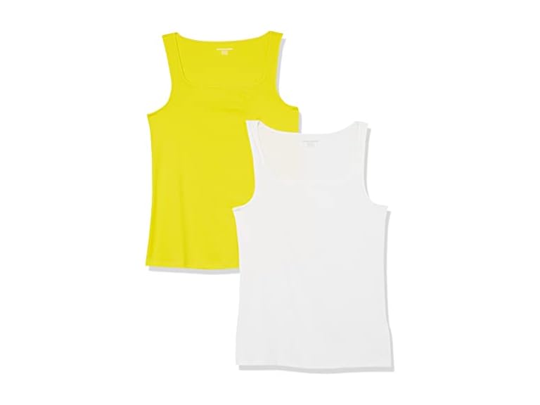 Amazon Essentials Women 2-pack Slim Square Tank - Gallery 16