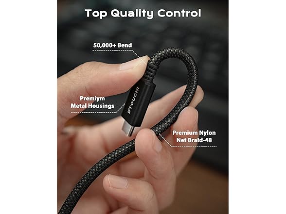 Certified Thunderbolt 5 Cable 80Gbps