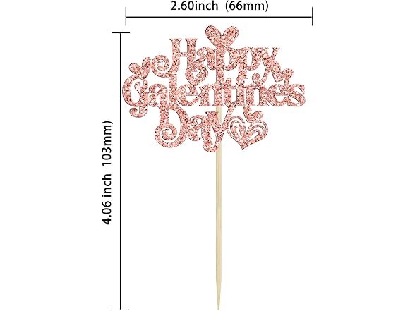 Gyufise Happy Galentine's Day Toppers