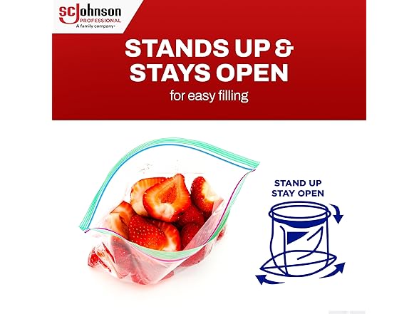 Ziploc Freezer Bags 2 Gallon, 100ct