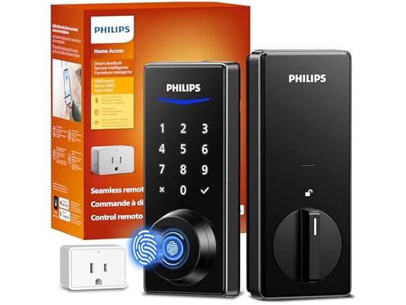 Philips DDL240X-1HBG Smart Door Lock With WiFiBridg