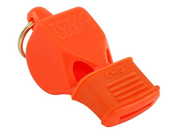 Fox 40 CMG Whistle with Cushioned Mouth Orange