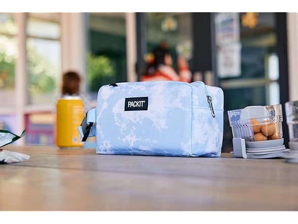 PackIt Freezable Snack Box, True Blue