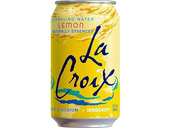 LaCroix Sparkling Water Lemon, 12oz, 12pk