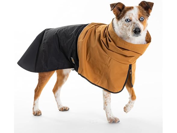 Carhartt Nylon Rain Dog Jacket Carhartt Brown/Black S
