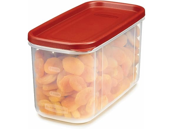 Rubbermaid Dry Food Storage 10 Cup Clear Base