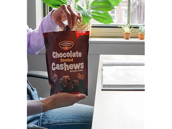 Platinum - Chocolate Coated Cashews, 12-oz.