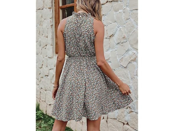 Btfbm Women (M) Summer Halter Neck Sundress