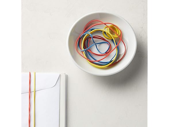 Amazon Basics Assorted Size and Color Rubber Bands