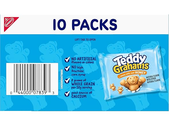 Teddy Grahams Honey 10pk