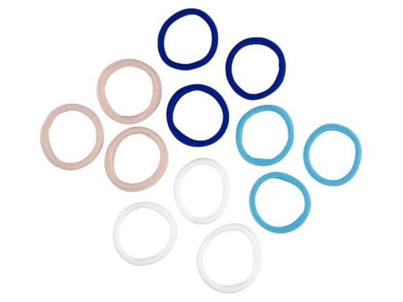 Bella Sleep + Spa Accessories - Seamless Elastic Hair Ties