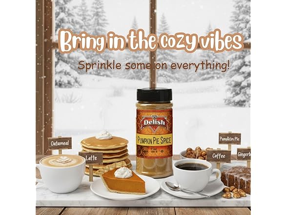 Pumpkin Pie Spice by Its Delish, 7 Oz. Jar