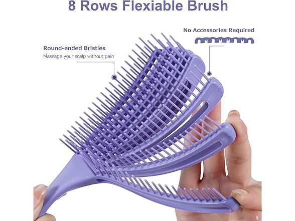 Detangler Brush for Curly Hair