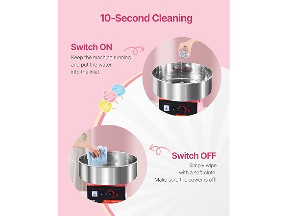 Electric Cotton Candy Machine, 1000W Candy #1