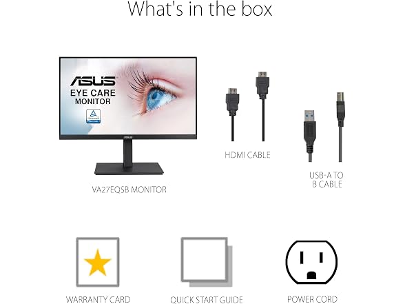 ASUS 27" 1080P Monitor (VA27EQSB)