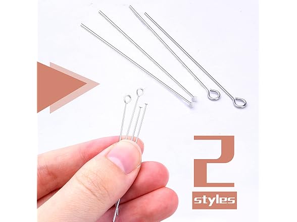 Open Eye Pins Flat Head Pins