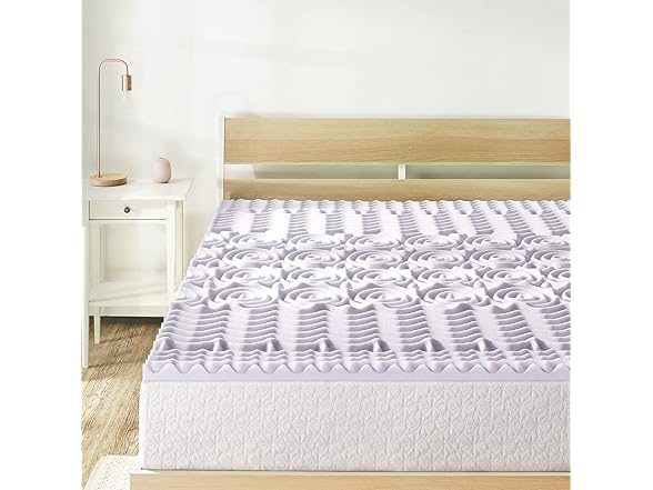 Mellow Mellow 1.5" 5-Zone Memory Foam Mattress Topper