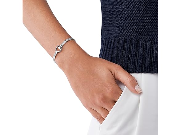 Skagen Women's Trendy Silver Stainless Steel Bracelet