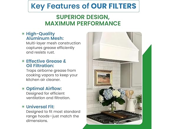 Duraflow Replacement Hood Filter