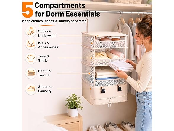 NOBLIGOAL Hanging Closet Organizer