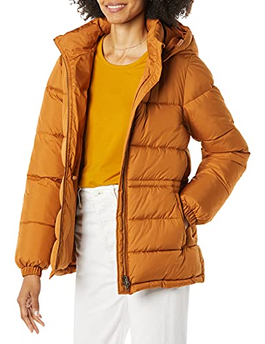 Amazon Essentials Womens Quilted Hooded Puffer Jacket - Gallery 9