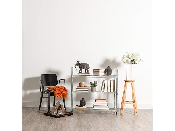 Wire Shelf Lock Clips 24pc Black