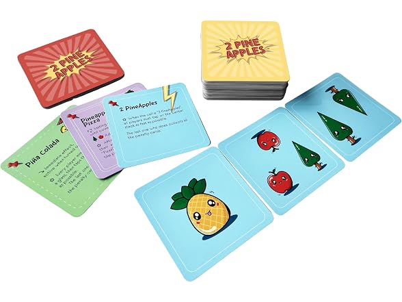 Blue Orange 2 Pineapples Brain Teaser Party Game