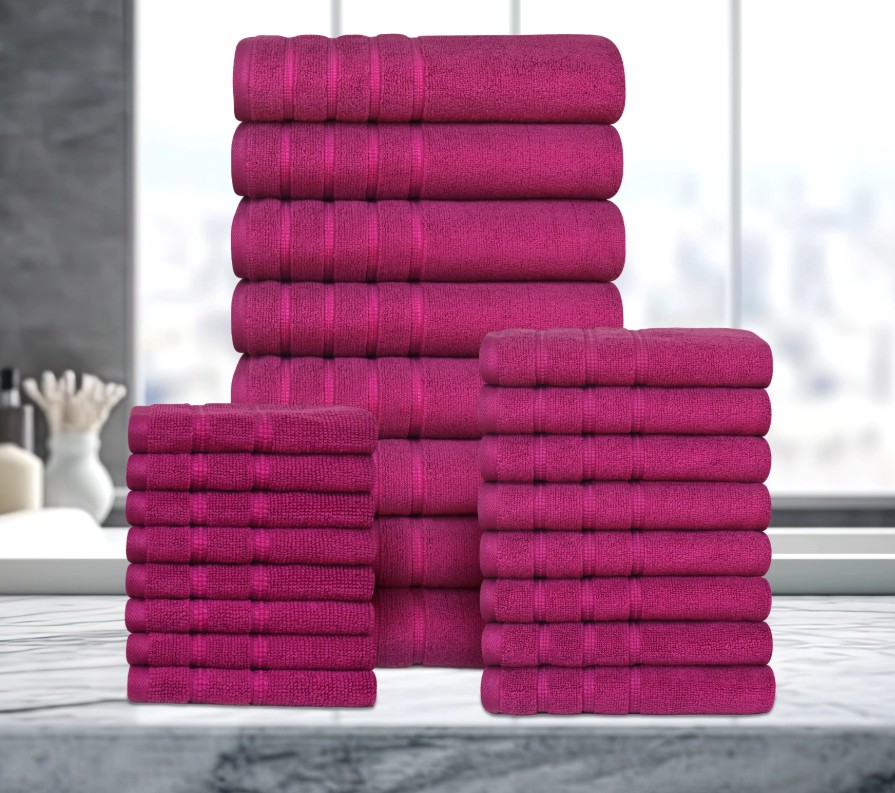Zero Twist Egyptian Cotton Towel Sets - Gallery 14