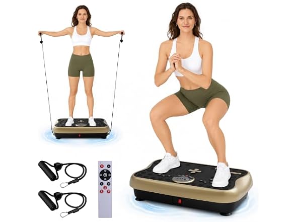 HOPHORSE Vibration Plate 460lb Cap