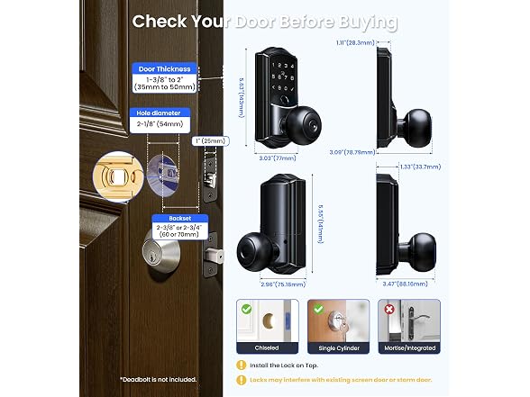 Veise VE028 WiFi Fingerprint Door Lock