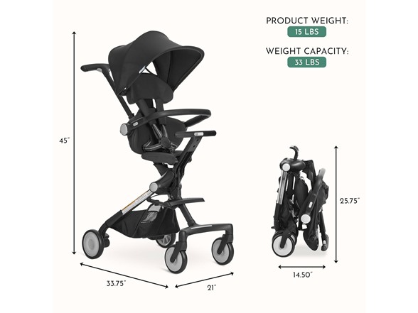 évolur Velo Rider Travel Stroller