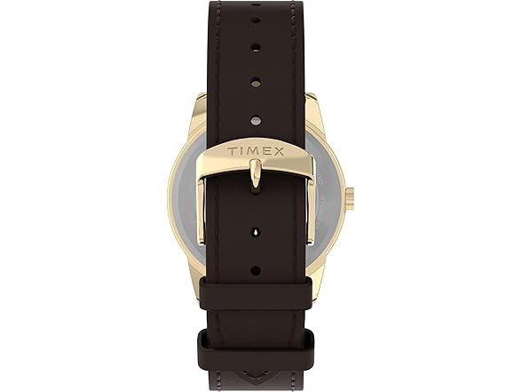Timex Mens Easy Reader Watch Brown White