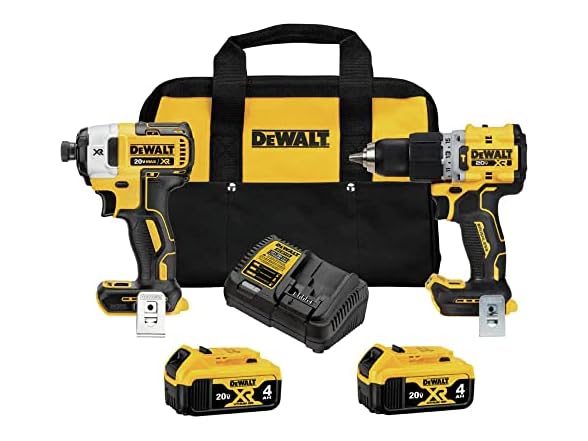 DEWALT DCK249M2 20V Max XR Brushless 2 Tool Combo Kit