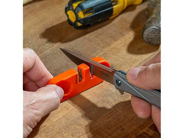 SMITH’S 3-Inch Folding Knife Stonewash Finish