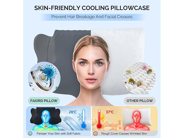 FAIORD Cervical Pillow Black