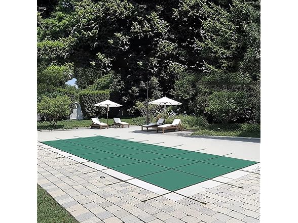 Pool Safety Cover Fits 16x40ft Rectangle