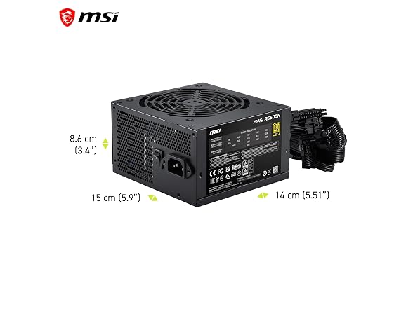 MSI MAG A650GN II Gaming Power Supply