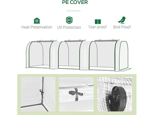 GarveeLife Mini Greenhouse, PE Cover
