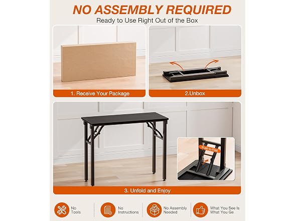 Folding Table Computer Desk