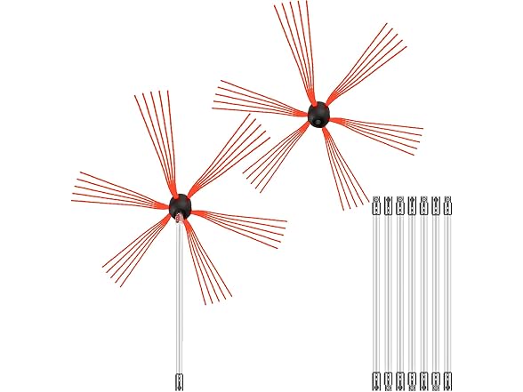 Chimney Sweep Kit 26FT Length, Chimney Brush Kit