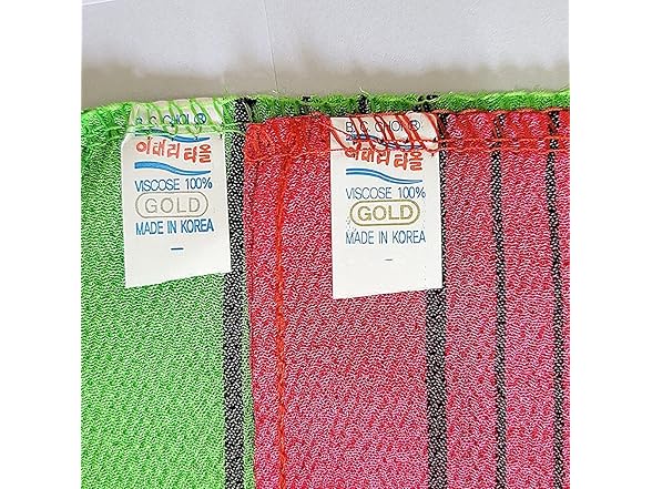 Korean Bath Exfoliating Washcloth Body